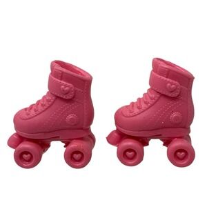 Barbie Little Sister Chelsea Doll Pink Roller Skates Shoes Clothes Accessory